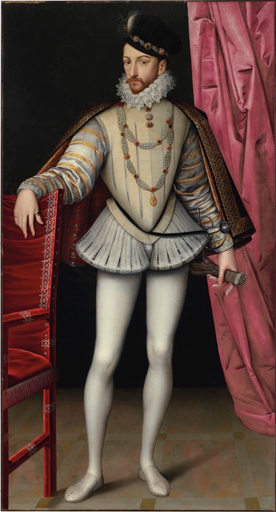 Portrait du roi Charles IX de France, c. 1570 - François Clouet