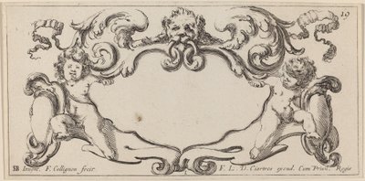 Cartouche - François Collignon after Stefano Della Bella