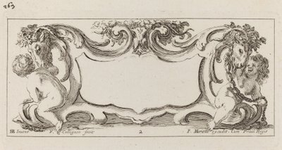 Cartouche - François Collignon after Stefano Della Bella