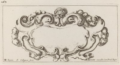 Cartouche - François Collignon after Stefano Della Bella
