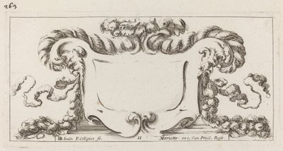 Cartouche - François Collignon after Stefano Della Bella