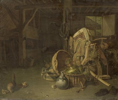 Nature morte dans une étable - François Cornelis Knoll