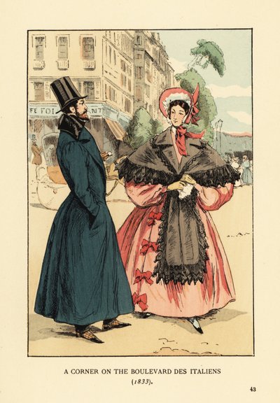 Un coin sur le boulevard des Italiens - François Courboin