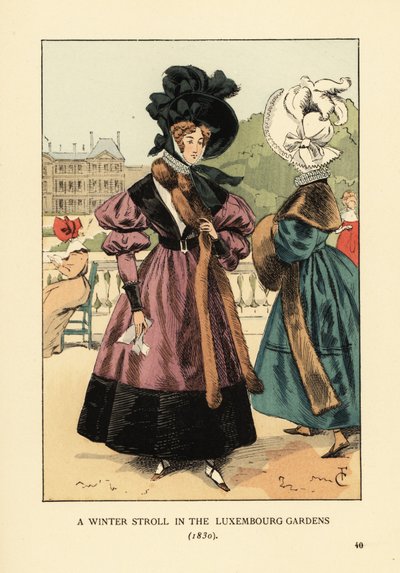 Promenade hivernale dans les Jardins du Luxembourg - François Courboin
