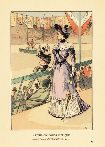Au Concours Hippique dans le Palais de l