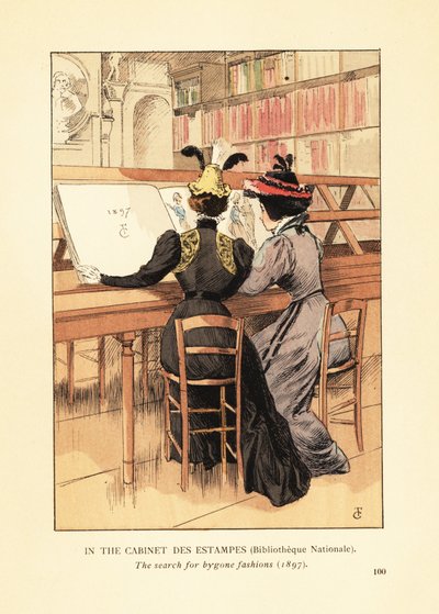 Dans le Cabinet des Estampes, Bibliothèque Nationale - François Courboin