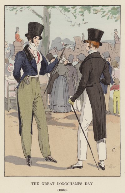Le Grand Jour de Longchamp, 1820 - François Courboin