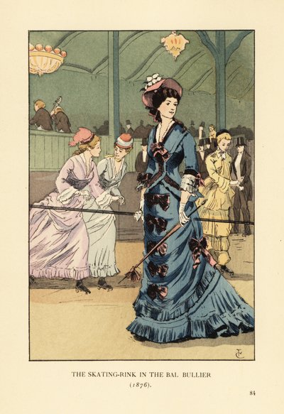 La patinoire du Bal Bullier en 1876 - François Courboin