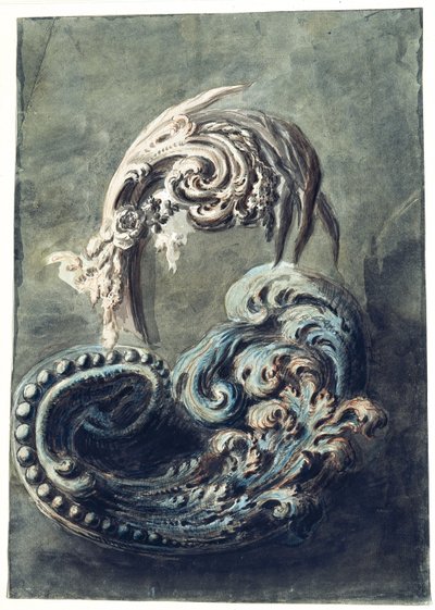 Ornement de rouleau - François Cuvilliés the Younger