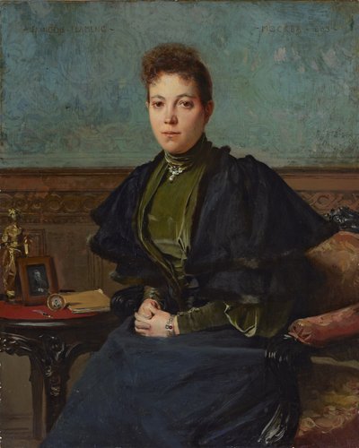 Portrait de Vera Kharitonenko - Francois Flameng