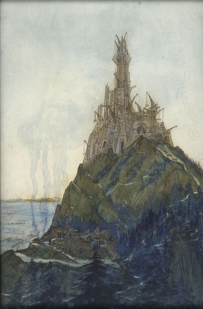 Temple de la pensée, dédié à Beethoven, en construction - François Garas