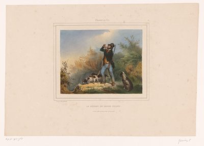 Le départ du garde chasse - François Grenier