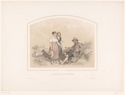 Vieux berger prédisant l