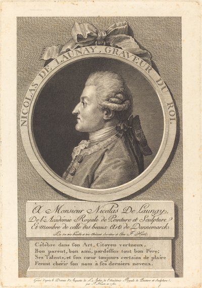 Nicolas Delaunay - François Huot after Augustin de Saint Aubin