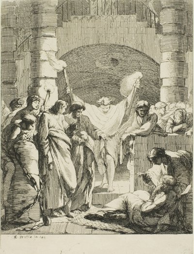 Visite aux prisonniers, des Sept œuvres de miséricorde - François Hutin