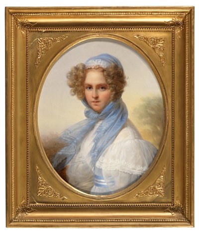 Portrait de Mademoiselle Kinsoen - François Joseph Kinsoen