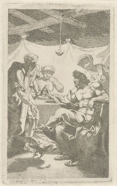 Jupiter et Mercure chez Philémon et Baucis - François Joseph Lonsing