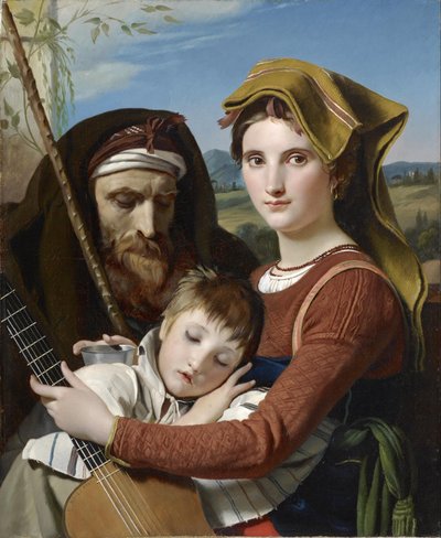 Famille de bergers romains dans la Campagne - François Joseph Navez
