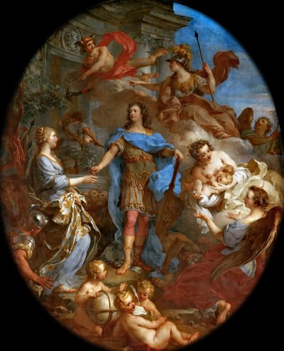 Louis XV apportant la paix en Europe - François Le Moyne