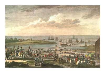 Embarquement des Anglais en Hollande, 30 novembre 1799 - François Louis Couché