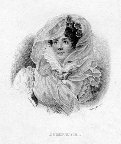 Joséphine de Beauharnais, première épouse de Napoléon Bonaparte, et impératrice de France, 19ème siècle - François Louis Couché