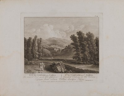 Vue de Vicovaro Anc. Varia (no. 1) - François Morel
