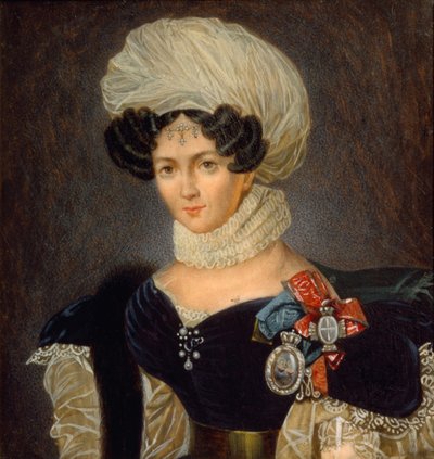 Portrait de la princesse Tatyana Vasilyevna Golitsyna - François Nicolas Riss