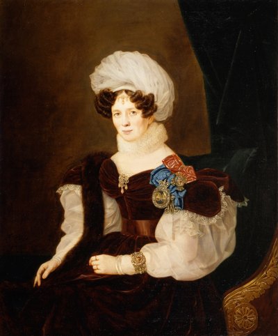 Portrait de la princesse Tatyana Vasilyevna Golitsyna 1783-1841, 1835 - François Nicolas Riss