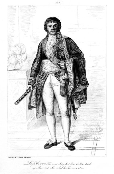 François Joseph Lefebvre 1755-1820, duc de Dantzig, 1839 - François Pigeot