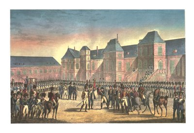 Le départ de Napoléon de Fontainebleau, 20 avril 1814 - François Pigeot