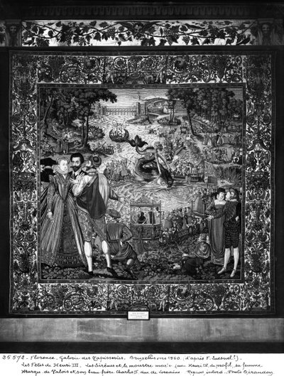 Festivals de Henri III (1553-1610) Atelier de Bruxelles, vers 1580 (tapisserie) - François Quesnel