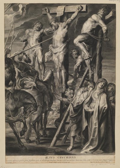 Christ en croix entre les deux voleurs - François Ragot