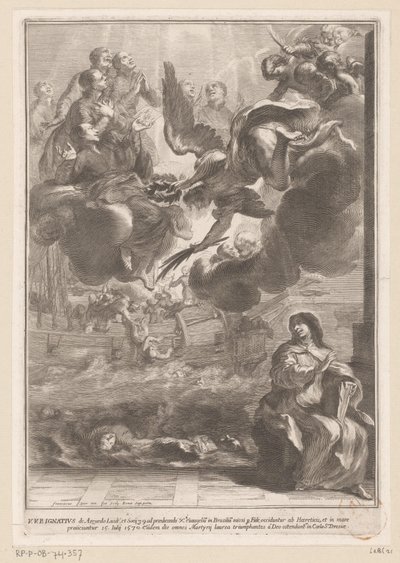 Vision de sainte Thérèse avec la noyade d