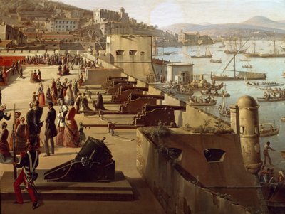 Les canons dans la forteresse (détail) - François Vervloet
