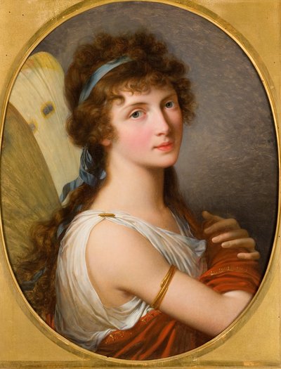 Portrait de lady Charlemont en Psyché - Francois Xavier Fabre