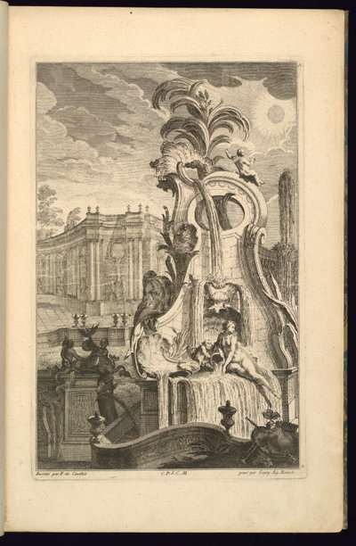 Design pour fontaine avec Vénus - François de Cuvilliés the Elder