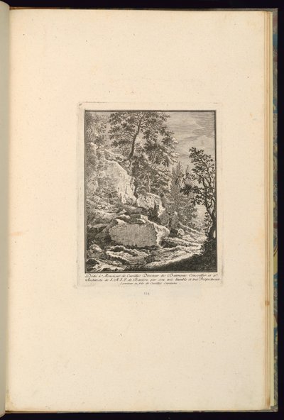 Design pour un Paysage avec Rochers - François de Cuvilliés the younger