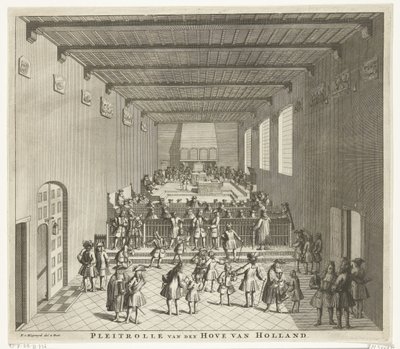 Cour de Hollande en session, vers 1700 - François van Bleyswijck