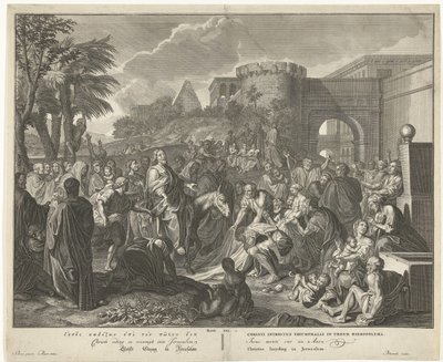 Entrée du Christ à Jérusalem - François van Bleyswijck