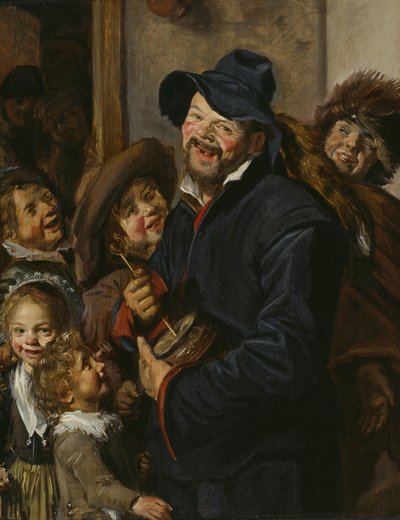 Le joueur de Rommel-Pot - Frans (Follower of) Hals
