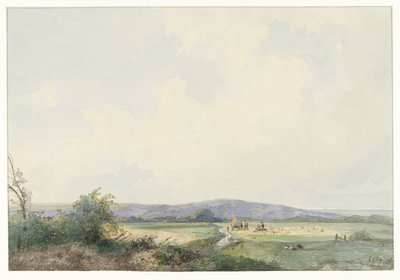 Paysage avec prairies, près des dunes - Frans Arnold Breuhaus de Groot
