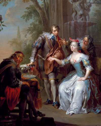 Scène galante - Frans Christoph Janneck