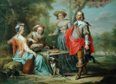 Pique-nique dans le parc - Frans Christoph Janneck