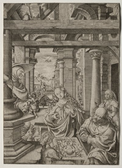 Adoration des bergers, vers 1522-1525 - Frans Crabbe van Esplegem