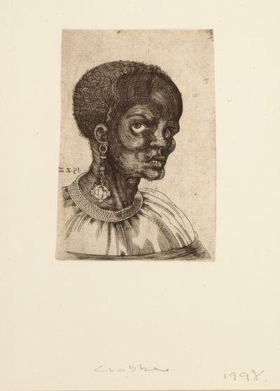 Un homme noir en profil trois-quarts, 1522 - Frans Crabbe van Espleghem