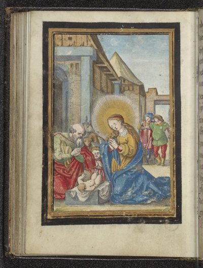 Adoration par Joseph et Marie - Frans Crabbe van Espleghem
