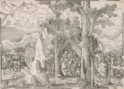 Paysage avec scènes de la vie de Saint Jean-Baptiste - Frans Crabbe van Espleghem