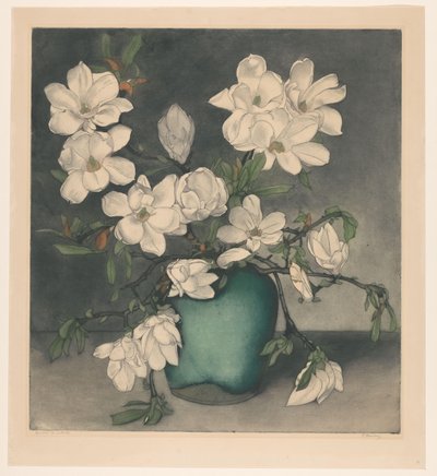 Branches de magnolia - Frans Everbag (signed by artist)