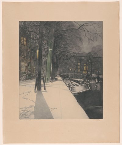 Prinsengracht - Frans Everbag (signed by artist)
