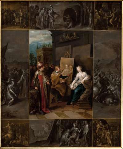 Apelles peignant Campaspe - Frans Francken d.Y.